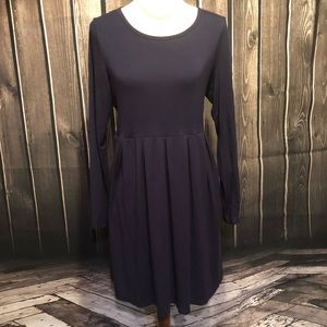 Navy light weight stretchy dress